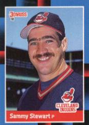 1988 Donruss Baseball Cards    596     Sammy Stewart